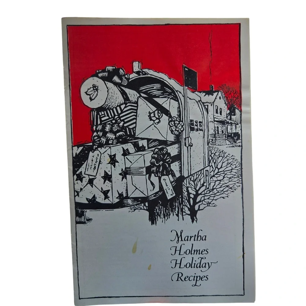 Martha Holmes Holiday Recipes Vintage Christmas Cookbook Booklet